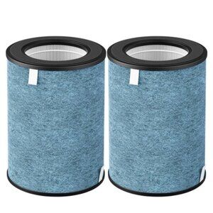 NEW Shark HP302 HEPA Air Purifier Replacement Carbon Filter 2-Pack NEW